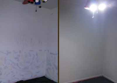 umar painting - before after walls