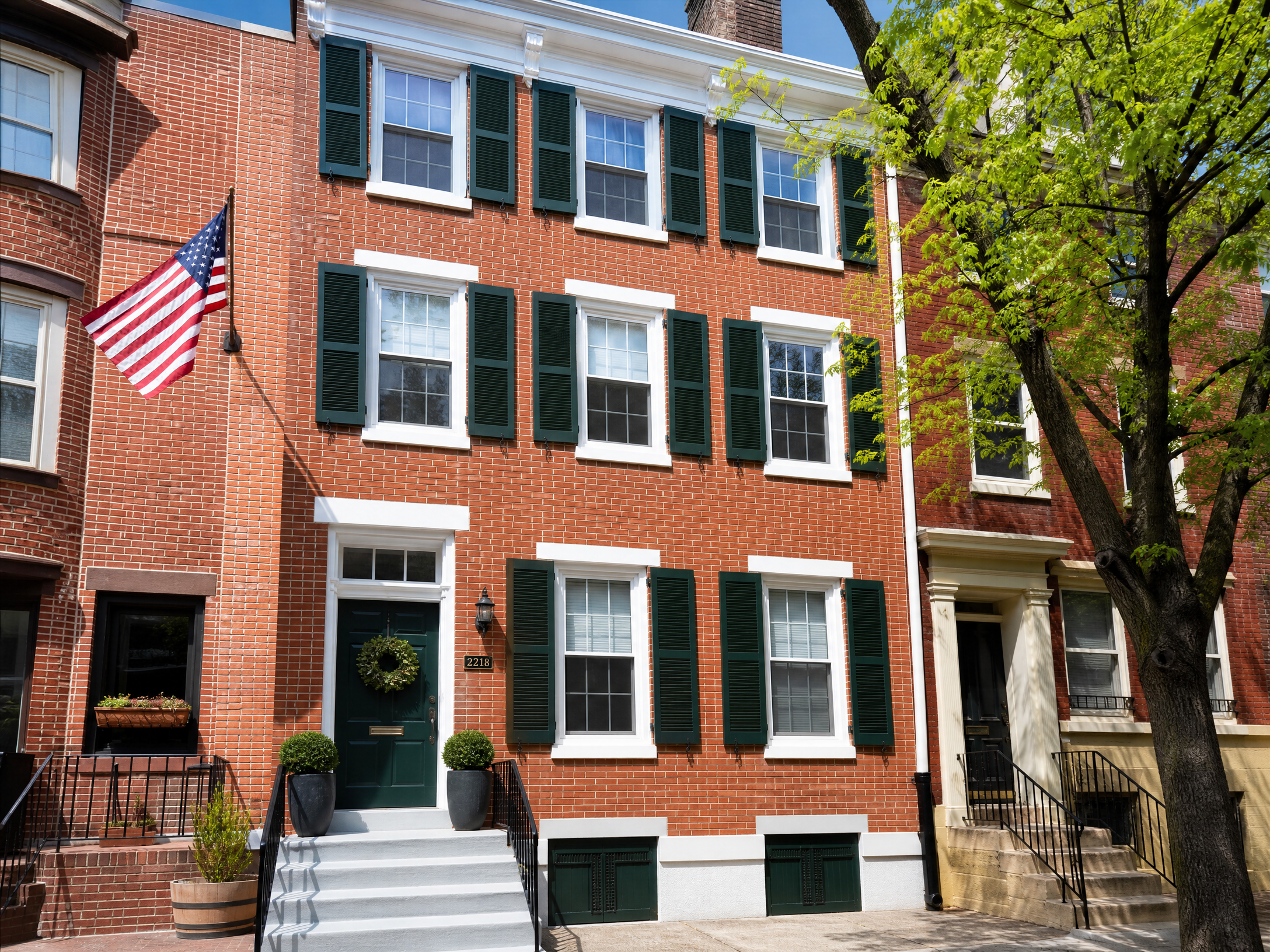 Philadelphia home exterior after UMAR painting