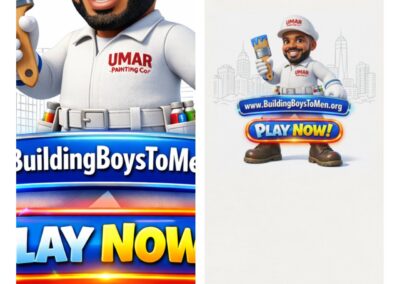 UMAR Painting Company branded mascot merchandise Philadelphia