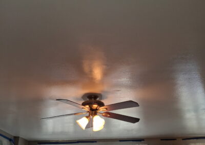 Smooth residential ceiling painting completed by UMAR Painting Company in Philadelphia
