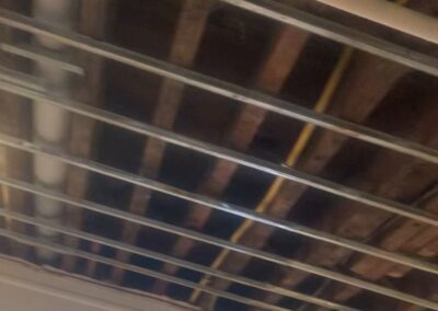 Exposed ceiling joist painting in Philadelphia - Umar Painting Company
